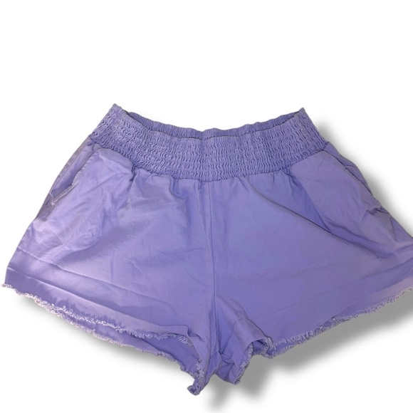 Wild Fable Women's High-Rise Woven Pull-On Shorts Purple Size XXL EUC - Picture 1 of 8